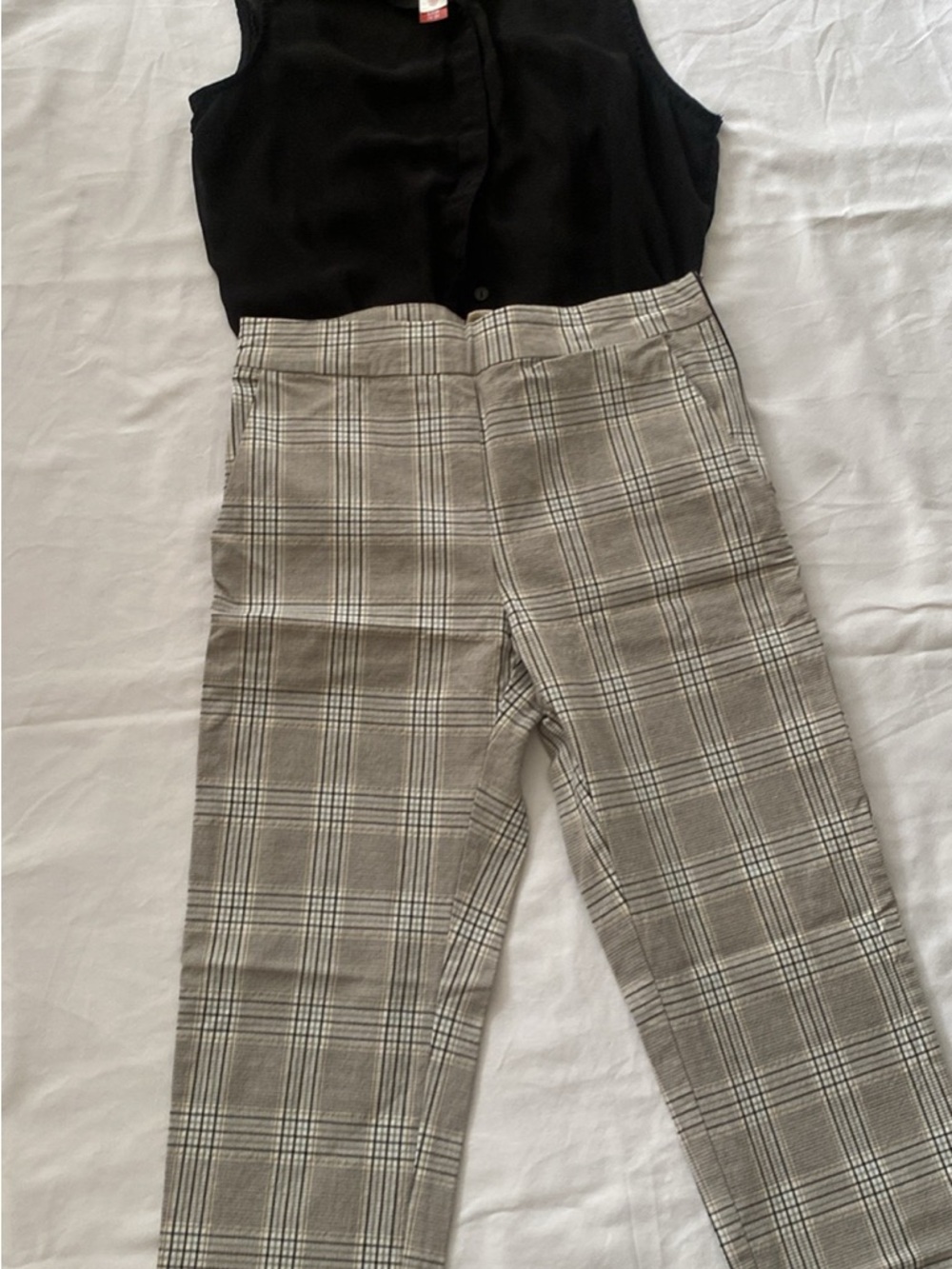 Sky and Sparrow Gray Plaid Men’s Dress Pants